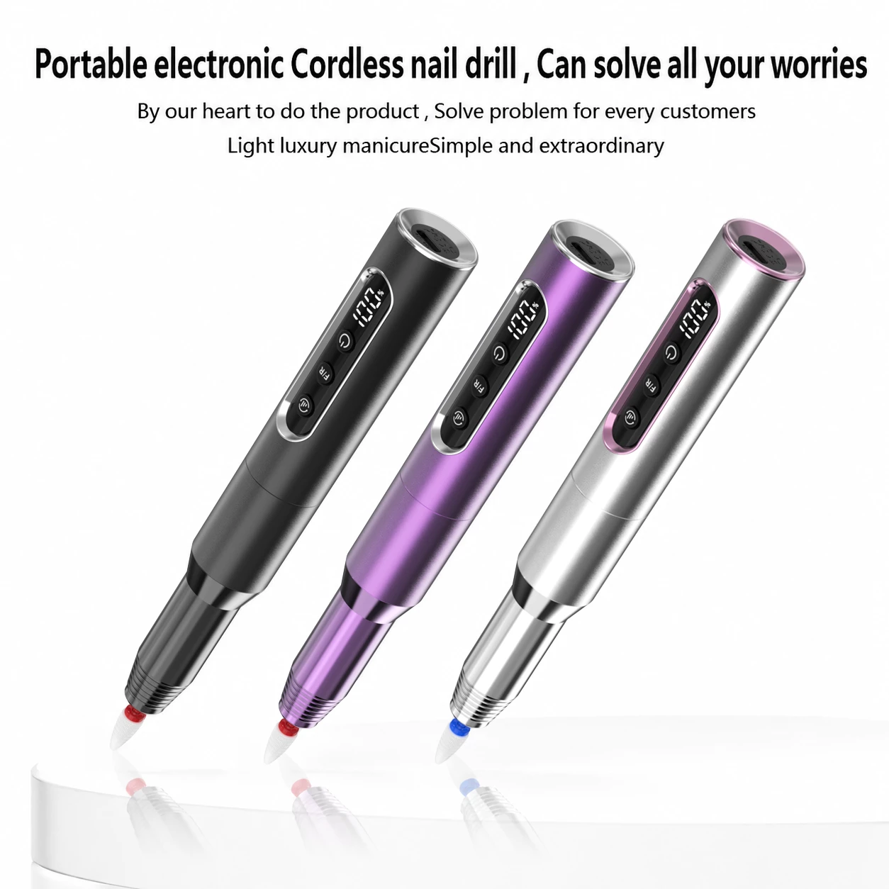 Vantrend Beauty VC-16A portable cordless nail drill solution