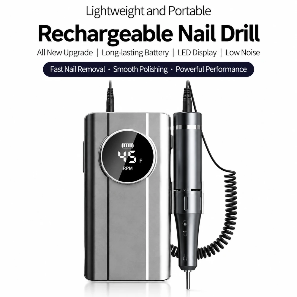 Vantrend Beauty VC-602 Lightweight and portable Rechargeable Electric Nail Drill