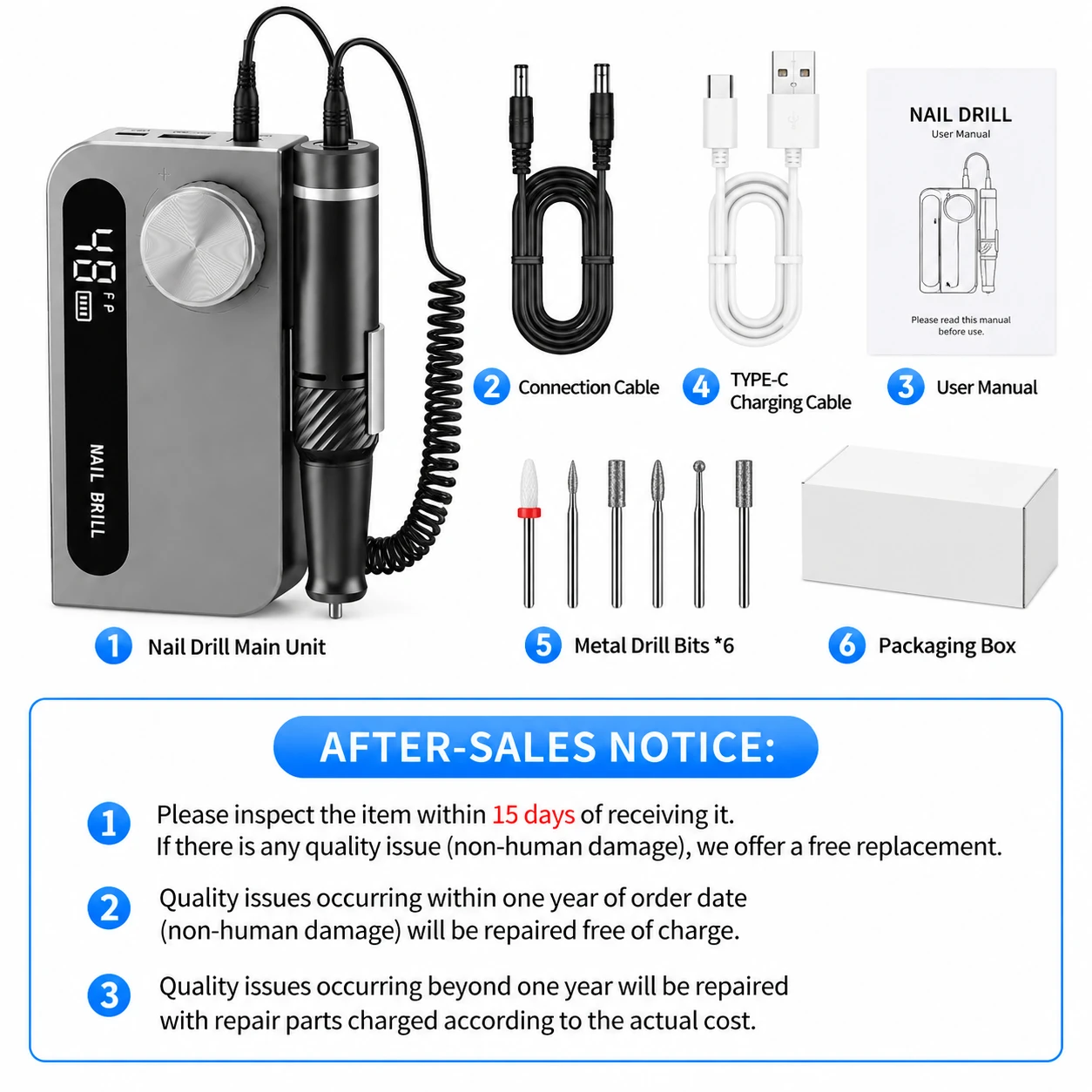 Vantrend Beauty VC-JC501 Accessories information