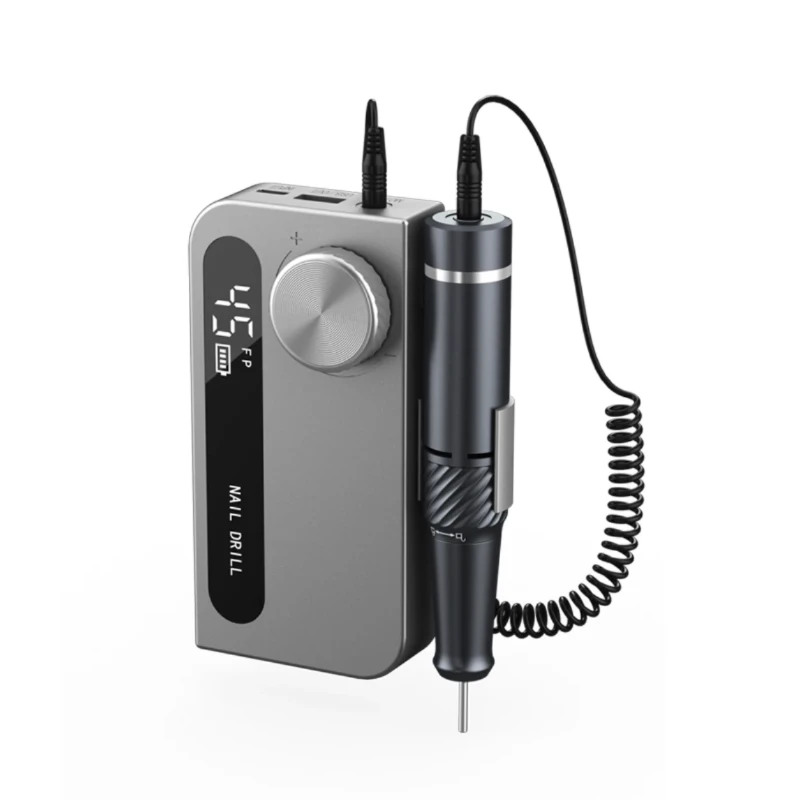 VC-JC501 portable professional nail drill with a digital display and precise speed control.