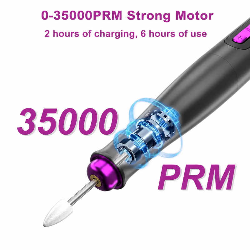 VC-15 Pen Shape Nail Drill Forward Reverse Electric Nail Drill