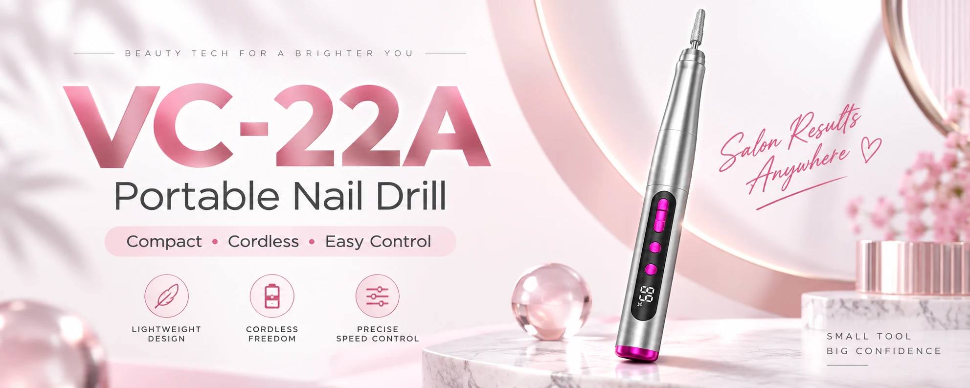 Vantrend Beauty VC-22A Nail Drill | OEM ODM Factory for Wholesale & Private Label