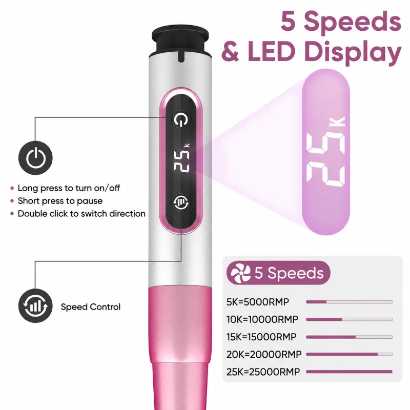 VC-18 Pen Shaped E File for Acrylic and Gel Nails