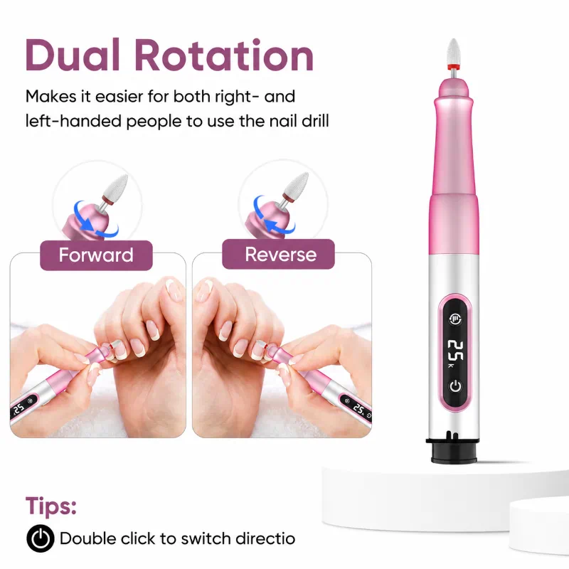 VC-18 Beginner Friendly Nail Drill for Home Manicure