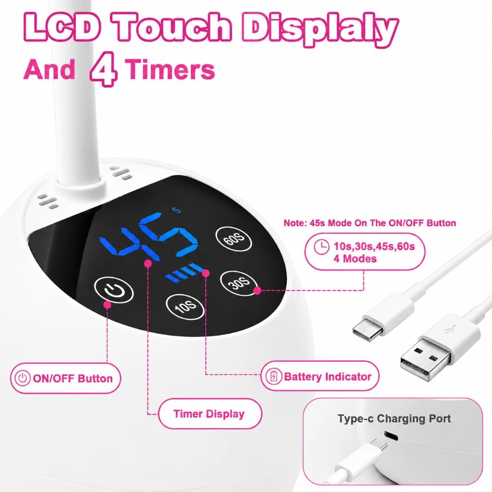 Vantrend Beauty VC-M2 LCD Touch Display And 4 timers