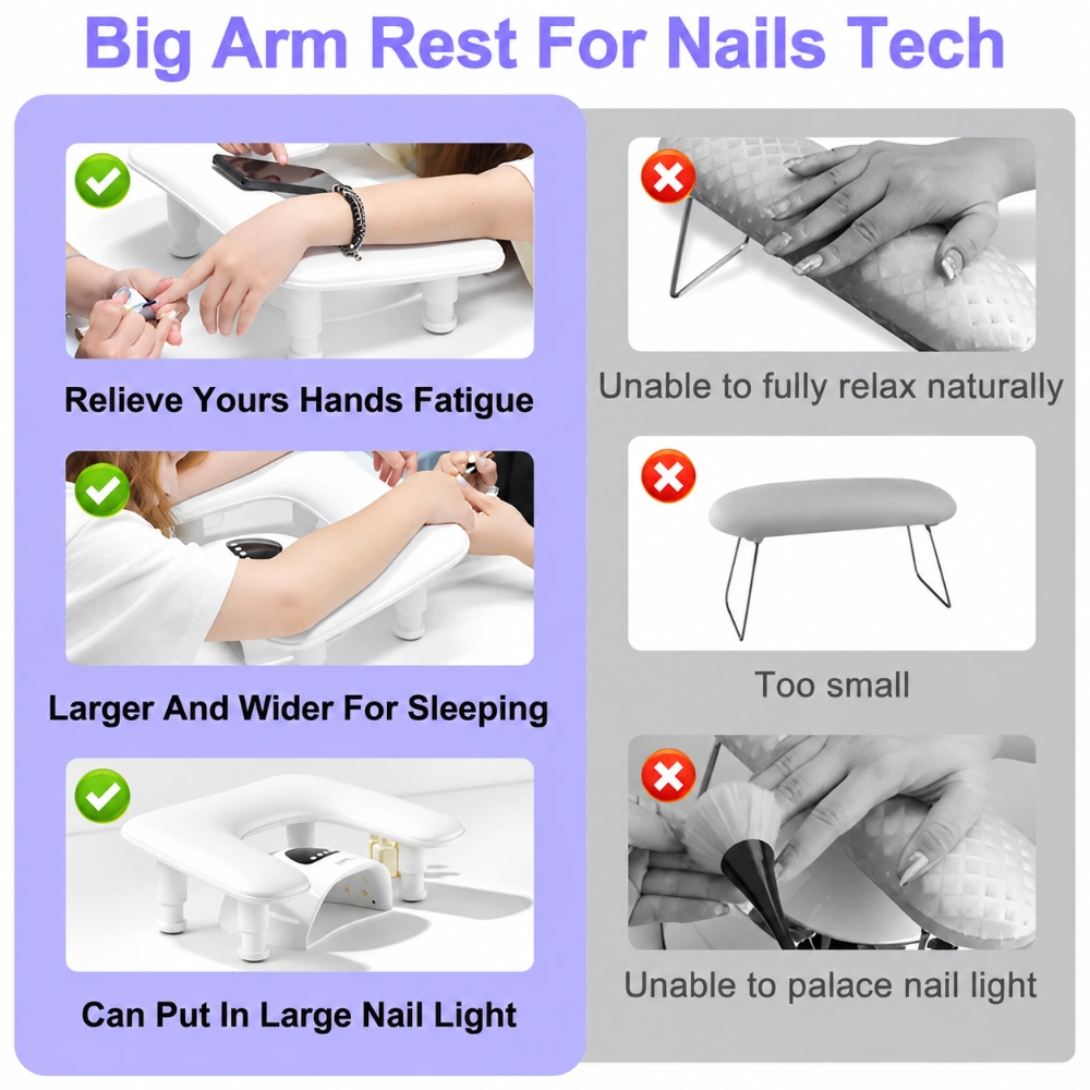 Vantrend Beauty VC-U2 Big Arm Rest For Nail Tech