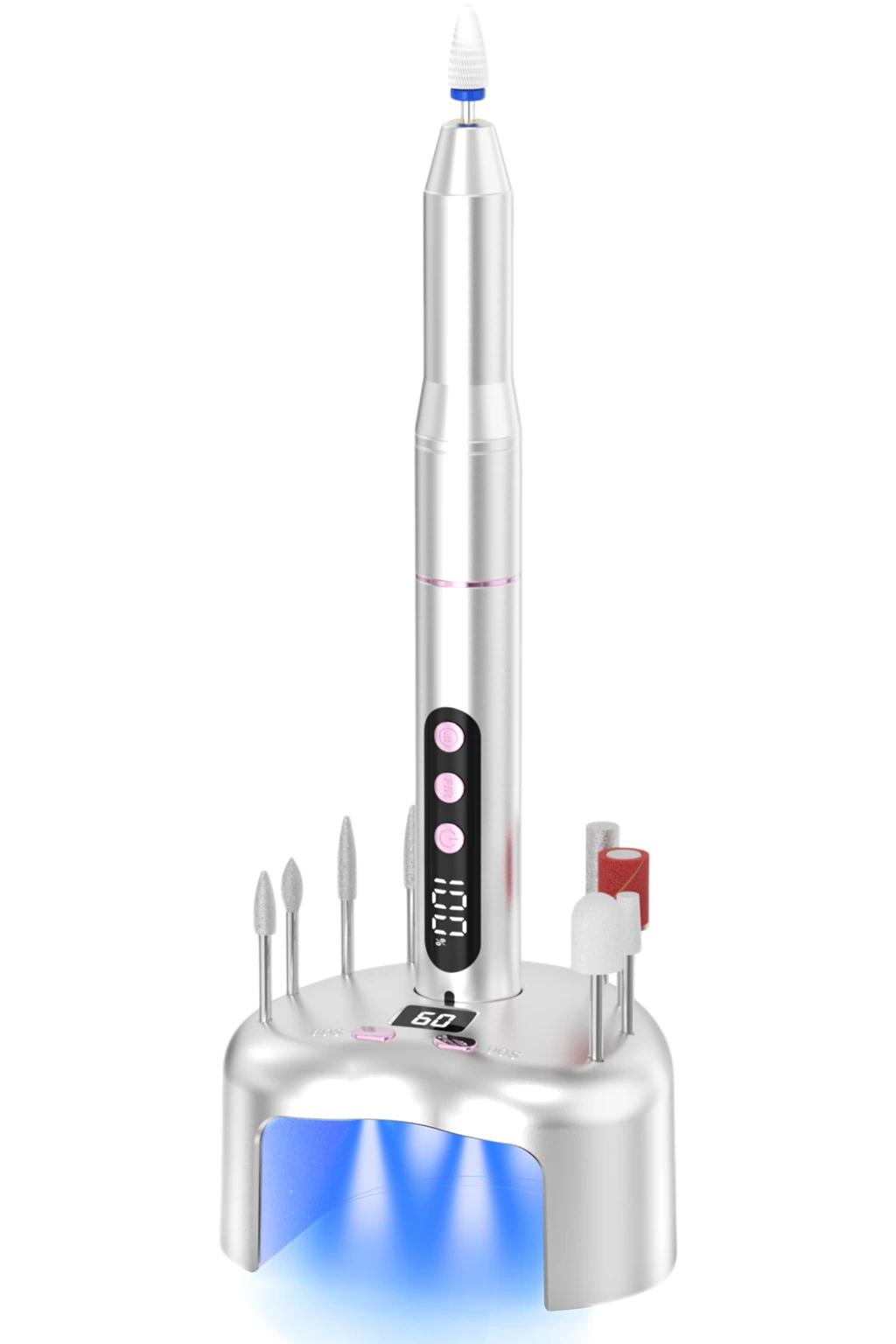 VC-21D 2 in 1 Nail Drill and UV LED Nail Lamp