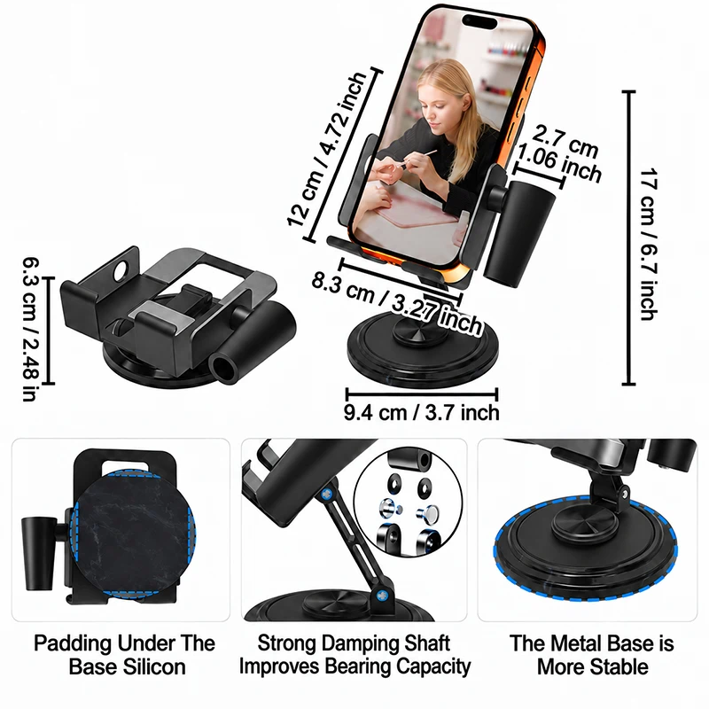 VC-H1 Adjustable Desktop Nail Drill Machine Holder