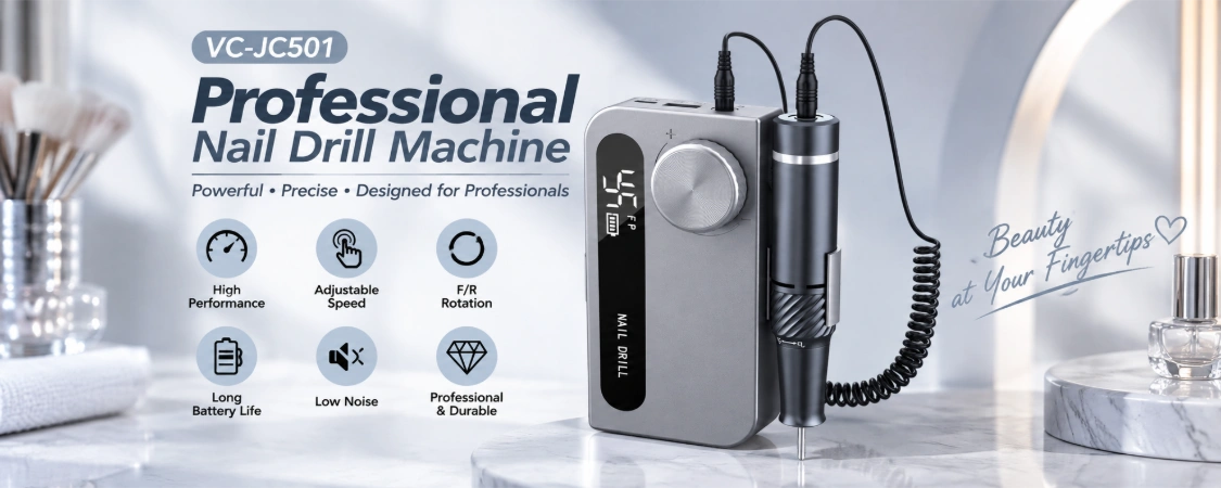 Portable Cordless Electric Nail Drill | Nail Salon Equipment | Custom Branding & Distributor Supply