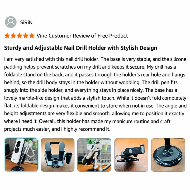 VC-H1 Professional Nail Salon Workstation Organizer