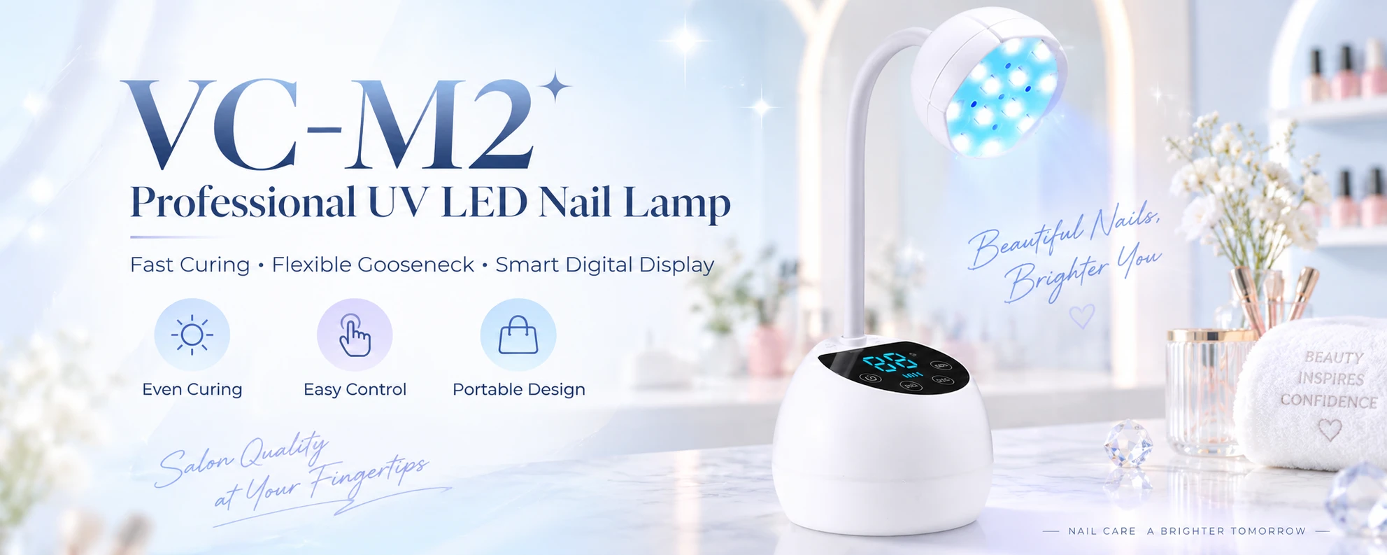 Vantrend Beauty VC-M2 UV LED Nail Lamp | Wholesale, OEM ODM & Private Label Solutions