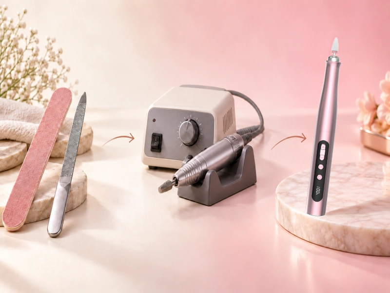 How Did Electric Nail Drills Evolve from Manual Files to Smart Cordless Tools?
